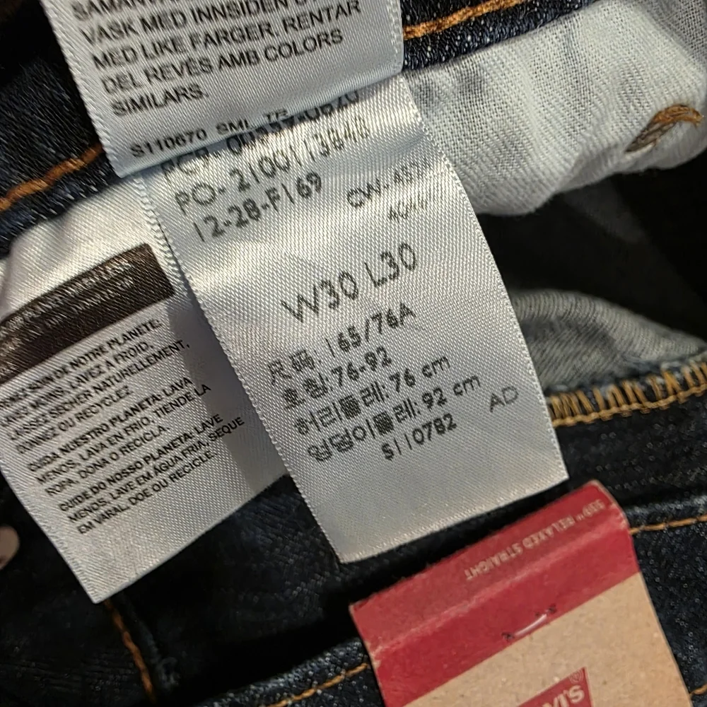 Levi's 559™ Relaxed Straight Jeans Eco Ease Size 30x30 NWT!